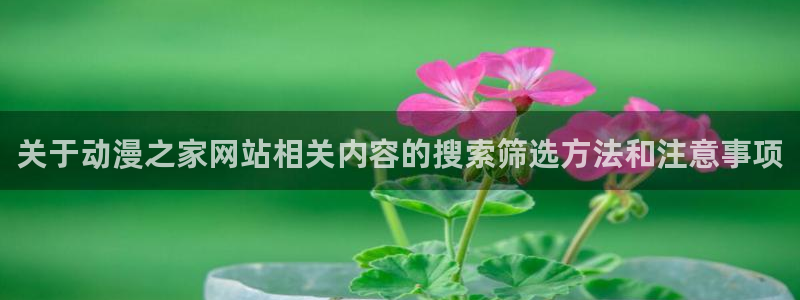 喵趣热血漫画：关于动漫之家网站相关内容的搜索筛选方法和注意事项配图